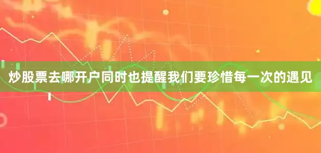 炒股票去哪开户同时也提醒我们要珍惜每一次的遇见