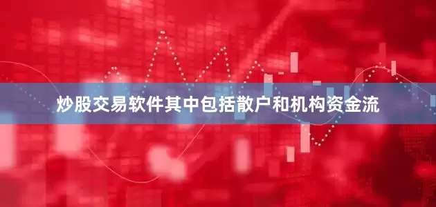 炒股交易软件其中包括散户和机构资金流