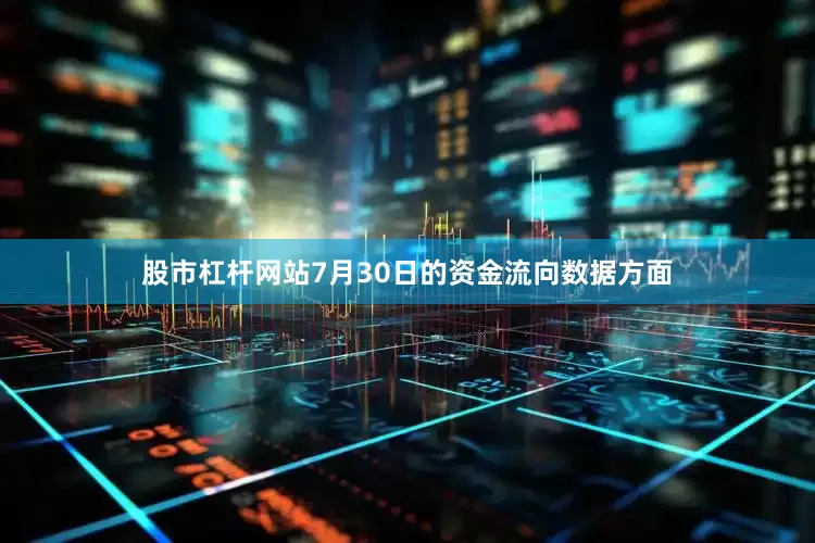 股市杠杆网站7月30日的资金流向数据方面