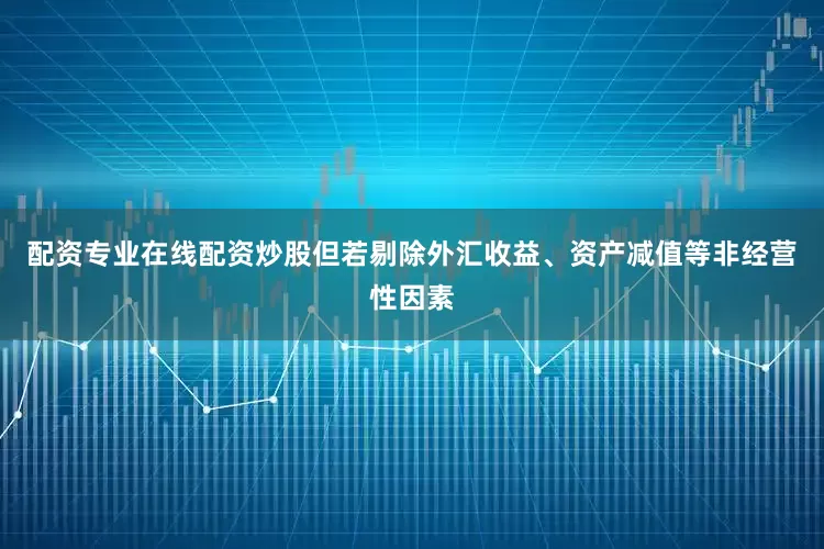 配资专业在线配资炒股但若剔除外汇收益、资产减值等非经营性因素