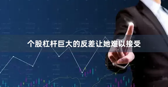 个股杠杆巨大的反差让她难以接受